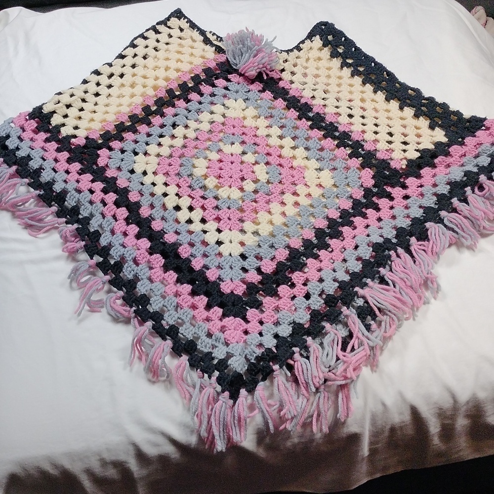 Handmade women's poncho